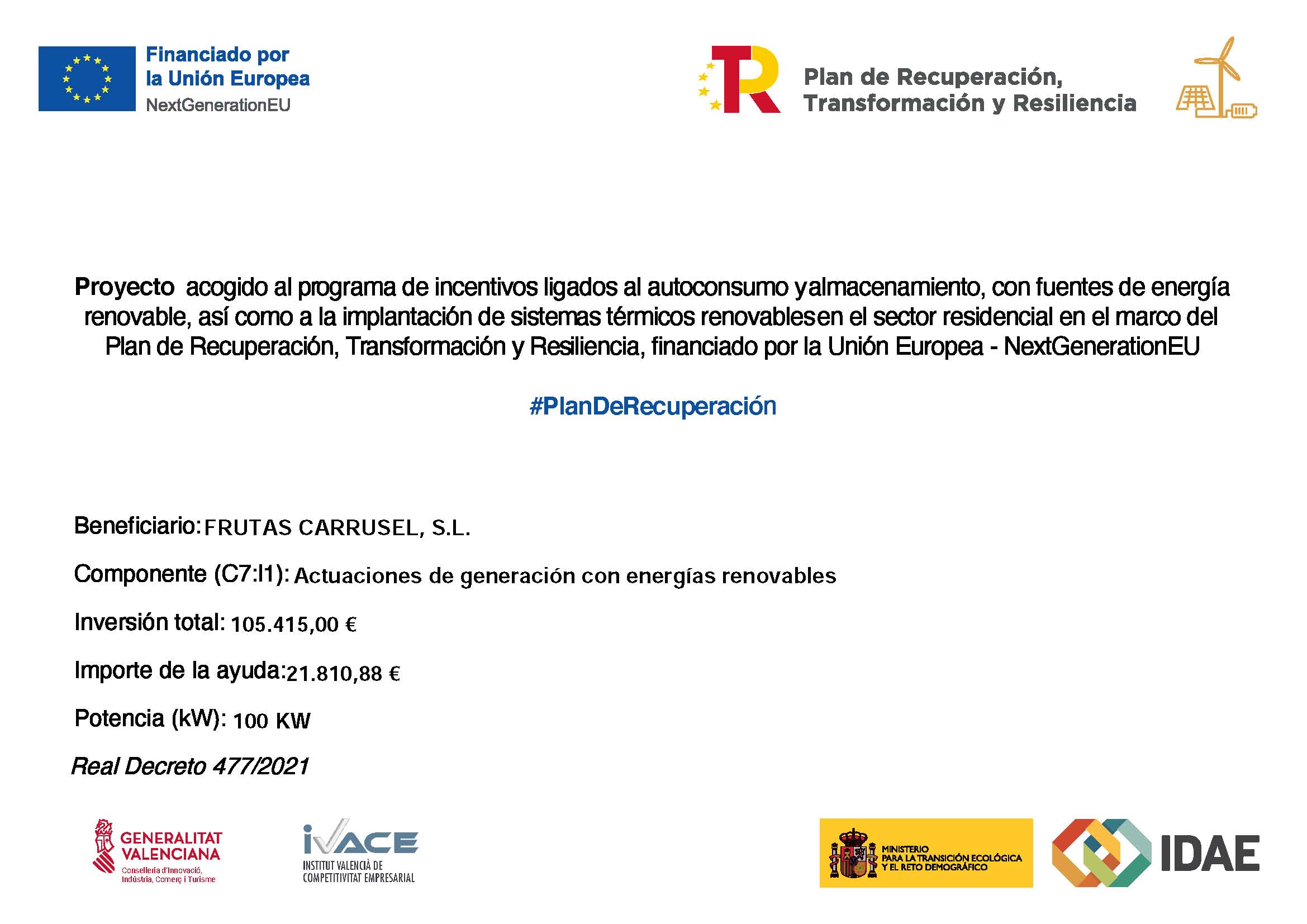 Plan de Recuperación